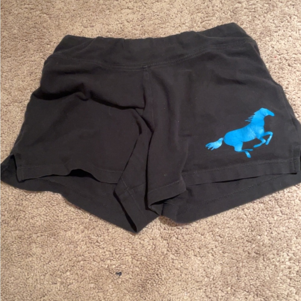 Black and blue Bella girl PJ shorts